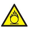 Предупреждающий знак безопасности: Пожароопасно. Окислитель